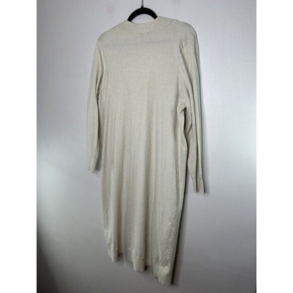 Torrid Women’s Open Front Knit Light Weight Cardigan Duster Beige Size 2 - Picture 15 of 15